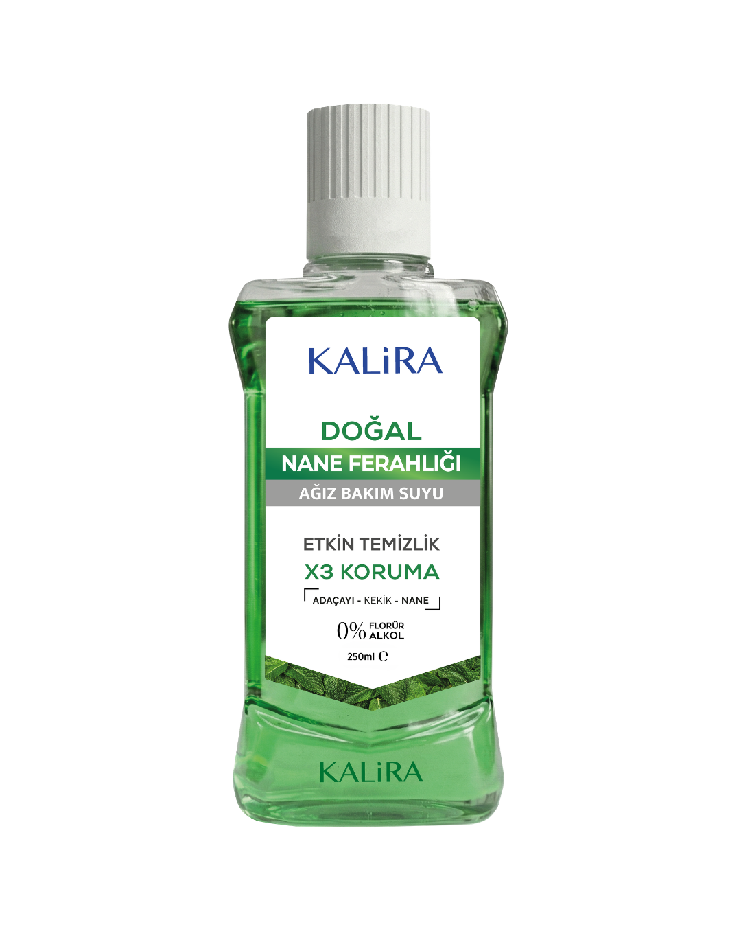 Kalira Doğal Ağız Bakım Suyu Naneli 250 ml