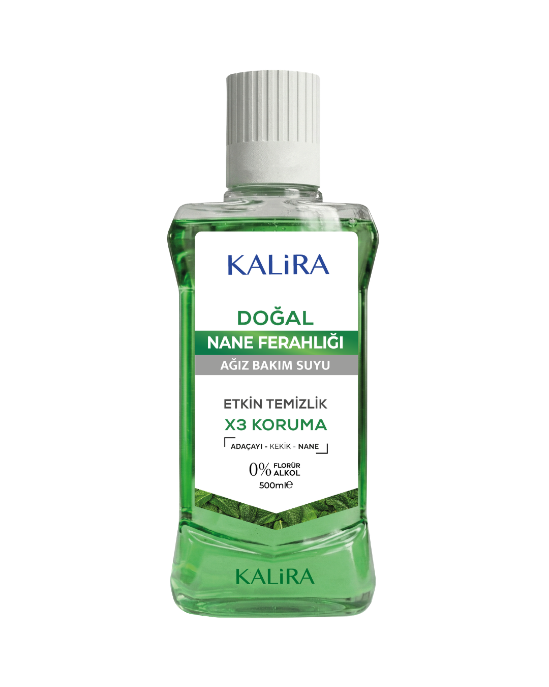 Kalira Doğal Ağız Bakım Suyu Naneli 500 ML
