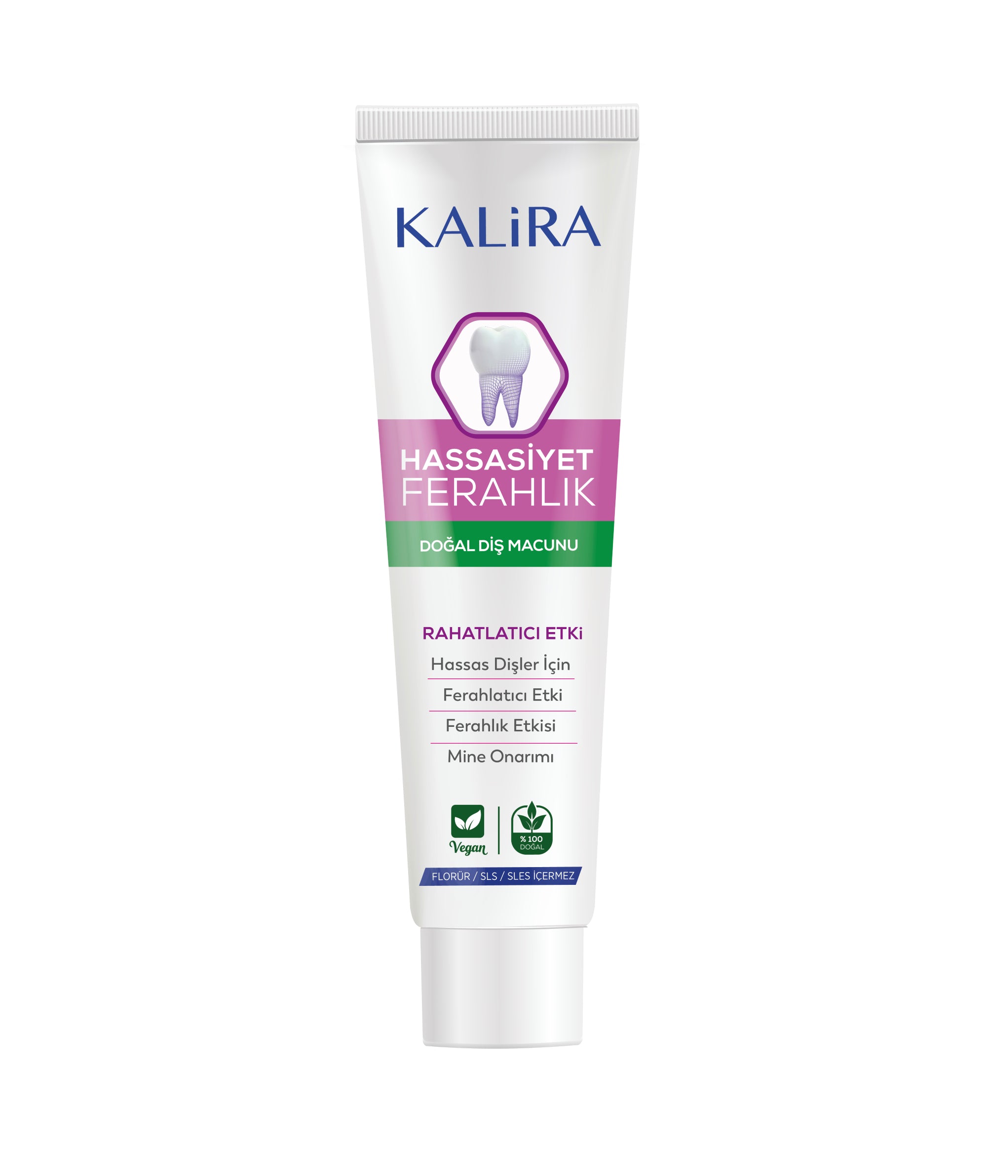 Kalira Doğal Diş Macunu Bitki Özlü-Hassasiyet & Ferahlık 100 ml